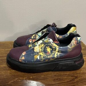Girotti Custom Made Multicolor Slip-On Platform Sneakers